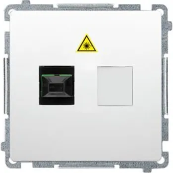 Elektrická zásuvka Optická zásuvka SC/APC Simon Basic modul bílá