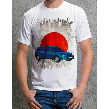 Pánské tričko tričko Mazda 323F 2000 M (triko s osobním autem)