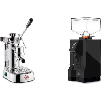 Kávovar La Pavoni Professional Lusso + Eureka Mignon Perfetto, BL black