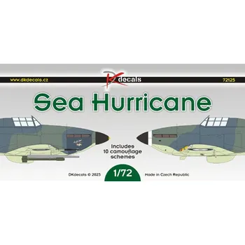 Plastikový model 1/72 Sea Hurricane (10x camo)