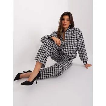 Dámský komplet s mikinou a širokými kalhotami SAVA šedočerný