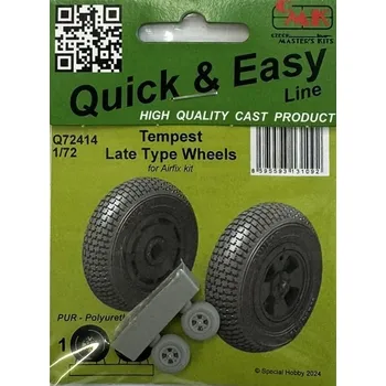 Plastikový model 1/72 Tempest / Typhoon Late Type Wheels (AIRF)