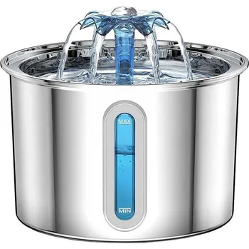 fontána pro kočku Oneisall Fontána pro kočky PWF-001 2 l stříbrná