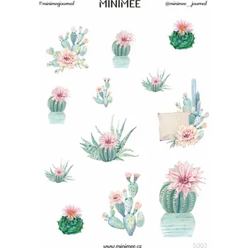 samolepka Samolepky MINIMEE journal - Kaktusy