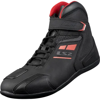 Moto obuv LS2 GARRA MAN BOOTS BLACK RED 39