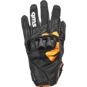 Moto rukavice Rukavice GMS CURVE ZG40714 oranžovo-černý XS