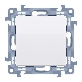 vypínač Vypínač tlačítkový Simon 10 bez piktogramu modul bílý