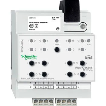Jistič SCHNEIDER ELECTRIC SCHNEIDER Člen KNX REG-K/4x24/6+ manuální režim žaluziový MTN648704