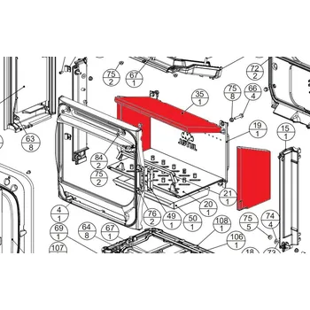 Krbová kamna Jotul - vermeculitový náhradní set pro F 305 - horní deska + boky