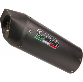 Výfuk pro motocykl Slip-on exhaust GPR FURORE EVO4 E4.KT.86.CAT.FNE4 Matte Black including removable db killer, link pipe and catalyst