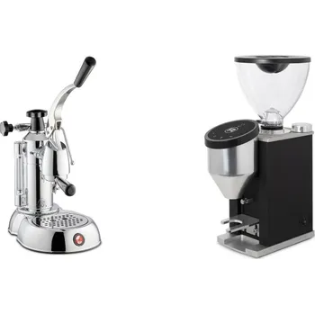 Kávovar La Pavoni Stradivari Lusso + Rocket Espresso FAUSTINO 3.1, black