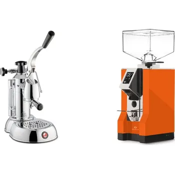 Kávovar La Pavoni Stradivari Lusso + Eureka Mignon Specialita, CR orange
