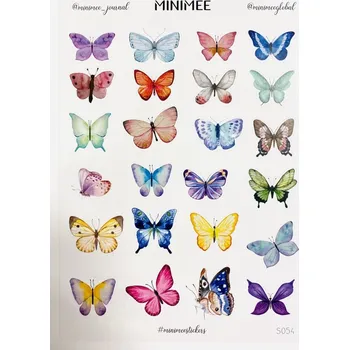 samolepka Samolepky MINIMEE journal - Motýli