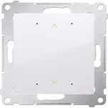 Tlačítkový ovladač žaluzií SHUTTER Wi-Fi bílý Simon 54 GO