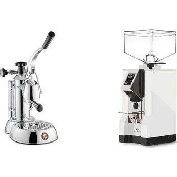Kávovar La Pavoni Stradivari Lusso + Eureka Mignon Specialita, CR white
