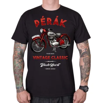 Tričko BLACK HEART Pérák - 2XL