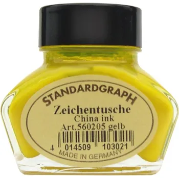 Výtvarná barva Standardgraph China Ink 30 ml Yellow