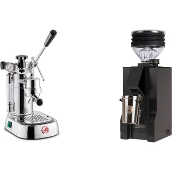 Kávovar La Pavoni Professional Lusso + Eureka Mignon Zero, BL black