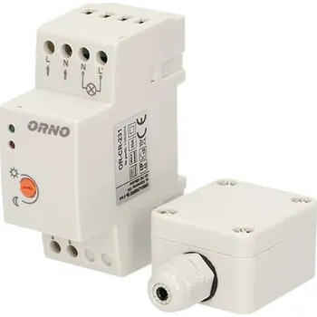 vypínač Soumrakový spínač na DIN lištu, IP20/IP65, 3000W, CR-231