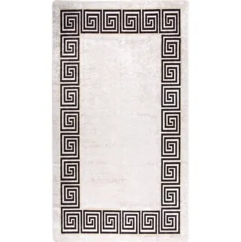 Koberec vidaXL Koberec pratelný 190 x 300 cm světle béžový protiskluzový