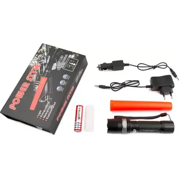 Svítilna BT TL-313 LED svítilna s odnímatelným dopravním kuželem - černá