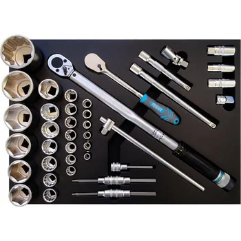 Nářadí pro automobil Gola sada s momentovým klíčem a příslušenství LV8 EUT-FK-C15