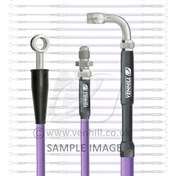 Hadice zadní brzdy Venhill Y01-2-003/P-PU fialová