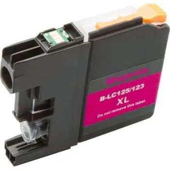 Počítačové příslušenství Best2Buy cartridge Brother LC123M, purpurová (magenta), kompatibilní