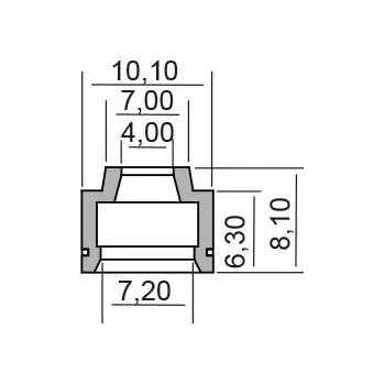 Těsnění motoru Gufero RMS 100669250 valve stem
