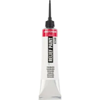 Speciální výtvarná barva Amsterdam reliefní barva v tubě 20 ml, 120 Colourless