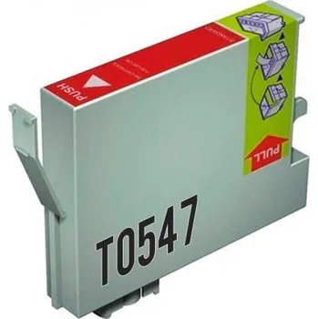 Best2Buy cartridge Epson T0547, červená (red), kompatibilní