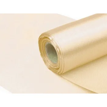 ubrus PartyDeco Satén 16 cm x 9 m champagne - úzká šerpa na slavnostní svatební stůl