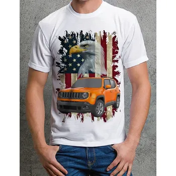 Pánské tričko tričko Jeep Renegade L (triko s osobním autem)