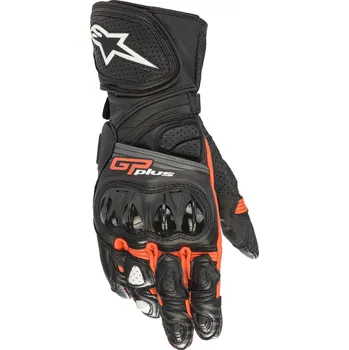Moto rukavice rukavice GP PLUS R 2 2022, ALPINESTARS (černá/červená fluo) - S