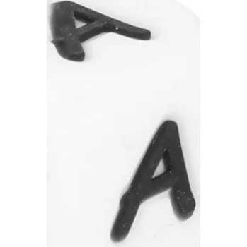 Korálek NATANA silikonový korálek s písmenem A 12mm