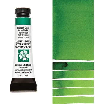 Vodová barva Akvarelová barva Daniel Smith Extra Fine, 5ml - zelená Barva: 42 - Hooker’s Green