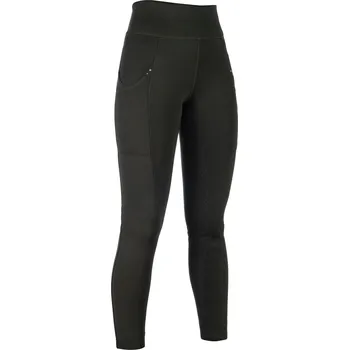 Jezdecké kalhoty HKM Legíny jezdecké Cosy II HKM, s gripem, zimní, dámské, khaki 40-42