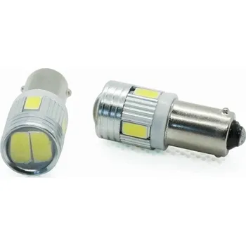 Auto-moto Interlook Auto LED žárovka BA9S 6 SMD 5630 s čočkou T4W