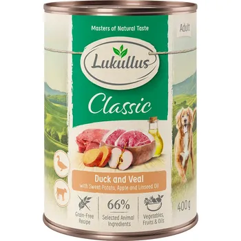 Krmivo pro psa 6x400g Lukullus Adult bez obilnin