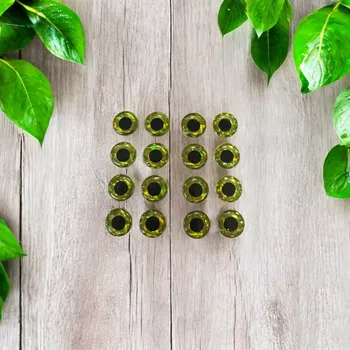 SAMOLEPÍCÍ 3D OČI OLIVE 12MM-16KS