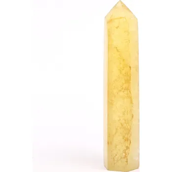 Drahý kámen Magieprirody.cz Obelisk Fluorit žlutý špice 87 g - 9,6 cm #C465