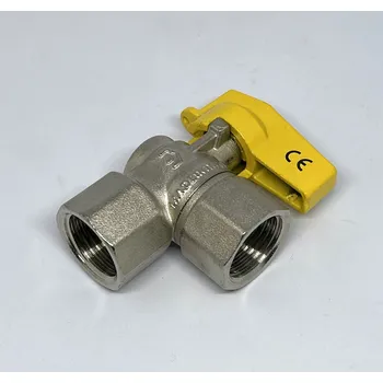 Ventil IVAR Kulový uzávěr plyn - rohový - 1/2"FF, motýl (8110R104)