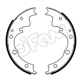Brzdová čelist Sada brzdových čelistí CIFAM 153-139