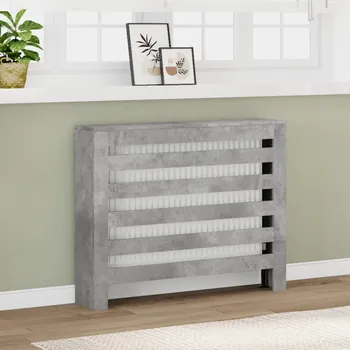 Radiátor vidaXL Kryt na radiátor 104 x 20 x 82 cm kompozitní dřevo [852695] Barva: Betonová šedá