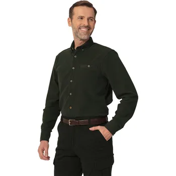 TAGART Pánská lovecká košile Tagart North z teplého fleecu 3XL ZELENÁ