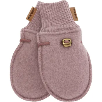 Rukavice Rukavice z merino vlny růžové Twilight Mauve Mikk-Line Velikost: 74/80