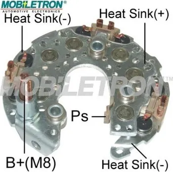 Alternátor Diodový blok alternátoru Denso 104211-8660