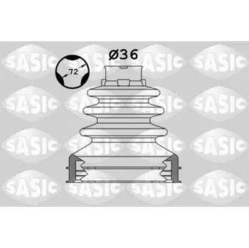 Manžeta ke kolu Sada měchů, hnací hřídel SASIC 1906104