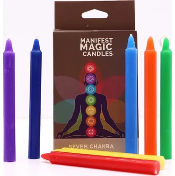 Svíčka Svíčky magické čakrová sada-7 Čaker
