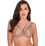 Béžová krajková push up podprsenka Gaia Irene Mokka BS 1183 Irene Mokka Velikost: 65E